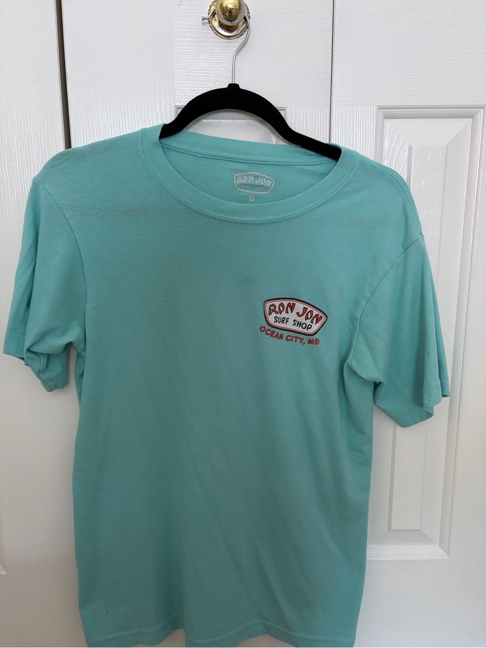 Ron Jon Seafoam Green Short Sleeve Tee with Chest Logo